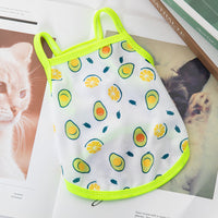 HKM-8199357 Summer Lightweight Vest for Small Dogs and Cats in Fun Fruit Designs