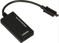 HKM-819987 Display Port to HDMI Adapter Cable 12cm for Easy Connection to TV or Projector