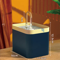 HKM-8200253 Automatic Cat Water Fountain with 1.5L Capacity and Adjustable Flow Modes for Healthy Hydration