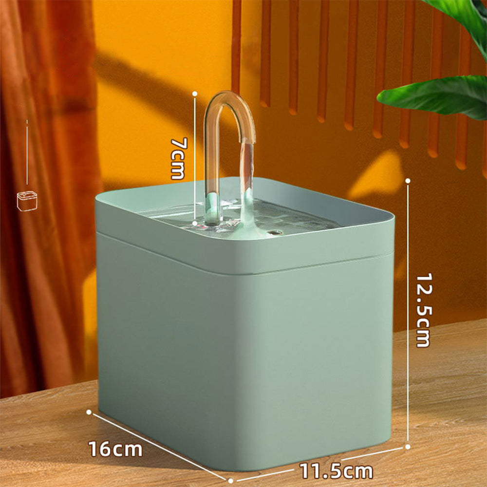HKM-8200253 Automatic Cat Water Fountain with 1.5L Capacity and Adjustable Flow Modes for Healthy Hydration