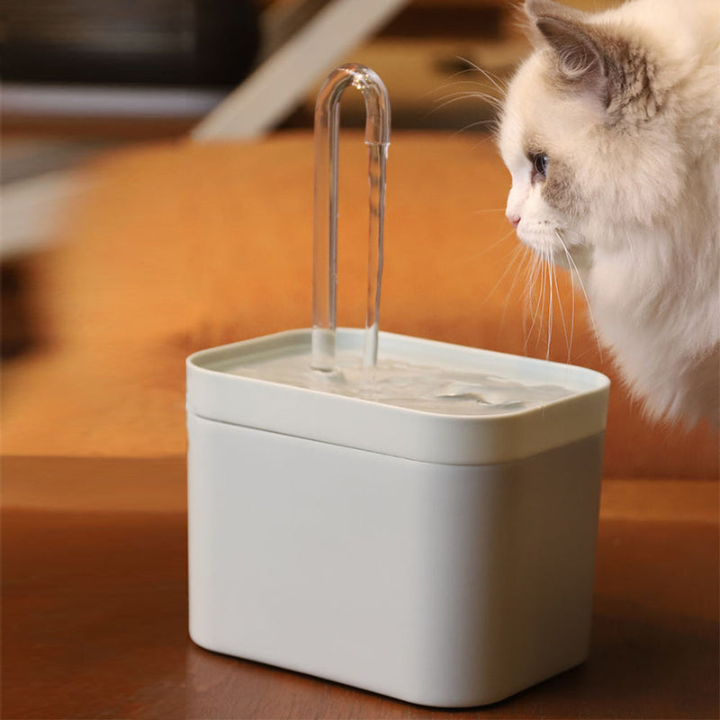 HKM-8200253 Automatic Cat Water Fountain with 1.5L Capacity and Adjustable Flow Modes for Healthy Hydration