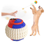 HKM-820179 Retractable Interactive Dog Training Ball with Chewing and Teeth Cleaning Features