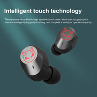 HKM-820307 Waterproof In-Ear Sports Earbuds with Touch Control and LED Display - TWS True Wireless Earphones
