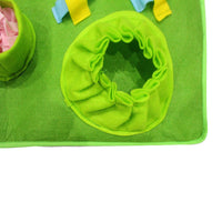HKM-8203581 Creative Dog Sniffing Mat with Butterfly and Flower Designs for Educational Play