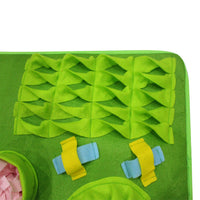 HKM-8203581 Creative Dog Sniffing Mat with Butterfly and Flower Designs for Educational Play