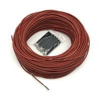 HKM-820371 High Temperature Resistant Carbon Fiber Heating Cable - Model CF-12-R-100R (100 Meters) for Floor Heating