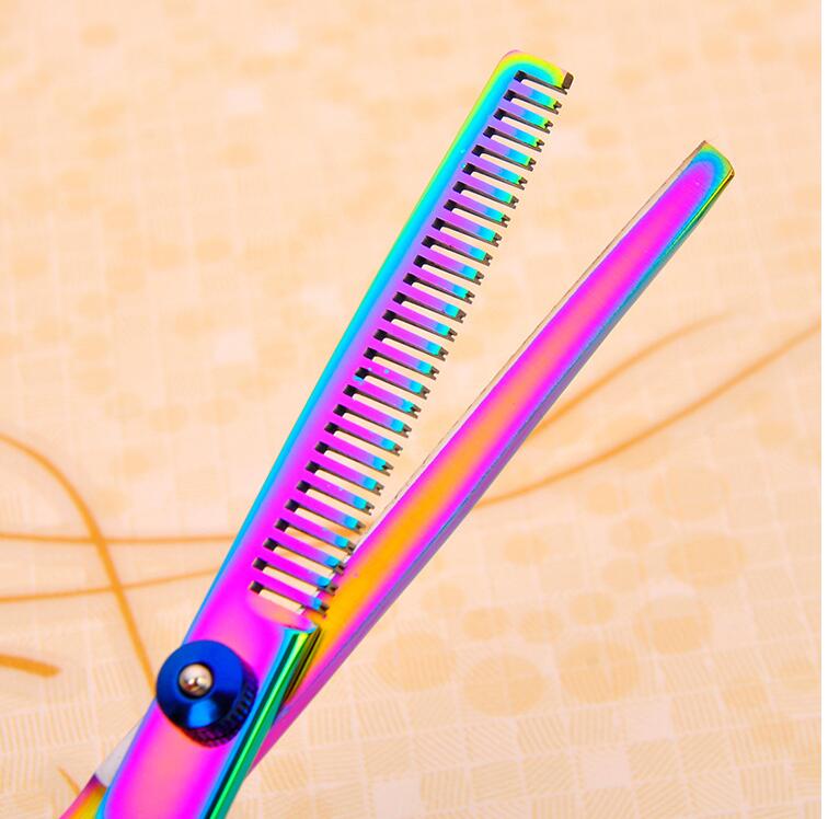 HKM-8204349 Professional Pet Grooming Scissors Set - 17.5 cm 4CR Material with Thinning Rate 20%-30% & Accessories