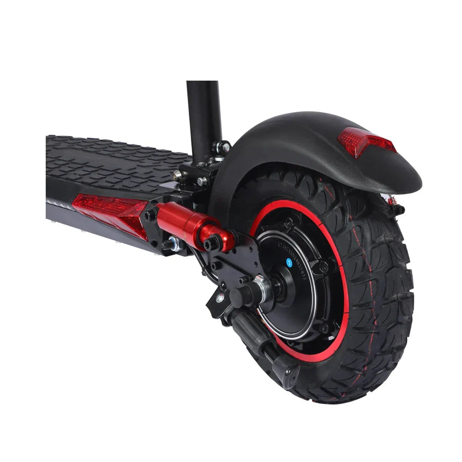 HKM-820499 Foldable Electric Scooter with Long Range 800W Motor, 48V 15Ah Battery, Max Load 150kg, Dual Suspension, Waterproof, and Off-Road Capabilities