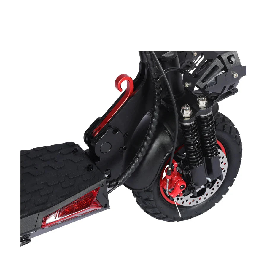 HKM-820499 Foldable Electric Scooter with Long Range 800W Motor, 48V 15Ah Battery, Max Load 150kg, Dual Suspension, Waterproof, and Off-Road Capabilities