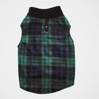 HKM-8206909 Thickened Fleece Vest Coat for Small Medium Dogs with Traction Ring ¨C Casual Autumn Winter Wear
