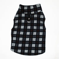HKM-8206909 Thickened Fleece Vest Coat for Small Medium Dogs with Traction Ring ¨C Casual Autumn Winter Wear