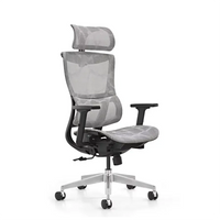 HKM-820755 Adjustable Executive Mesh Ergonomic Swivel Office Chair with Revolving Headrest