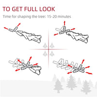 HKM-820755 Customizable 9 ft Eco-Friendly Christmas Tree with Metal Stand for Holiday Displays