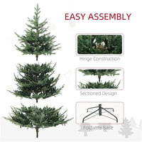 HKM-820755 Customizable 9 ft Eco-Friendly Christmas Tree with Metal Stand for Holiday Displays