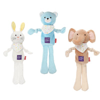 HKM-8208189 Milky Cute Sounding Plush Toy Dog Stick - Elephant, Bear, Raccoon Options Available