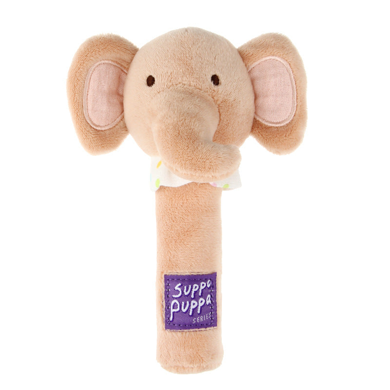 HKM-8208189 Milky Cute Sounding Plush Toy Dog Stick - Elephant, Bear, Raccoon Options Available
