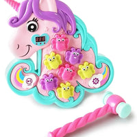 HKM-820819 Interactive Unicorn Hammer Mole Game for Kids Ages 5-13 - Educational Fun and Engagement