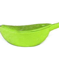 HKM-8208573 Cozy Banana-Shaped Pet Bed with Soft Plush Fabric for Dogs and Cats