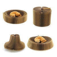 HKM-8208701 Foldable Corrugated Paper Cat Scratch Board and Toy with Cat Bowl ¨C ¦µ-50cm