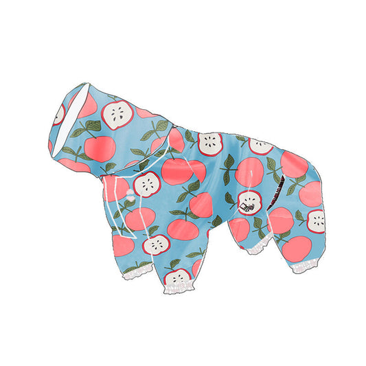 HKM-8209085 Fully Wrapped Waterproof Raincoat for Dogs - Available in Various Patterns and Sizes