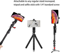 HKM-821011 Adjustable Smartphone Clip Tripod for Live Broadcast and Self-Timer Functions