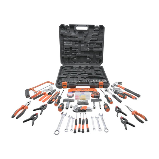 HKM-821331 157-Piece Multipurpose Hand Tool Set for Household Maintenance and Repairs