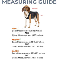 HKM-8213949 Dog Back Brace for IVDD, Arthritis, Back Pain, and Surgical Recovery - Adjustable Support for Stability and Comfort