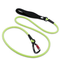 HKM-8214077 Reflective Nylon Dog Leash with Round Rope and Climbing Buckle - Available in Multiple Colors