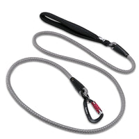 HKM-8214077 Reflective Nylon Dog Leash with Round Rope and Climbing Buckle - Available in Multiple Colors