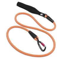HKM-8214077 Reflective Nylon Dog Leash with Round Rope and Climbing Buckle - Available in Multiple Colors