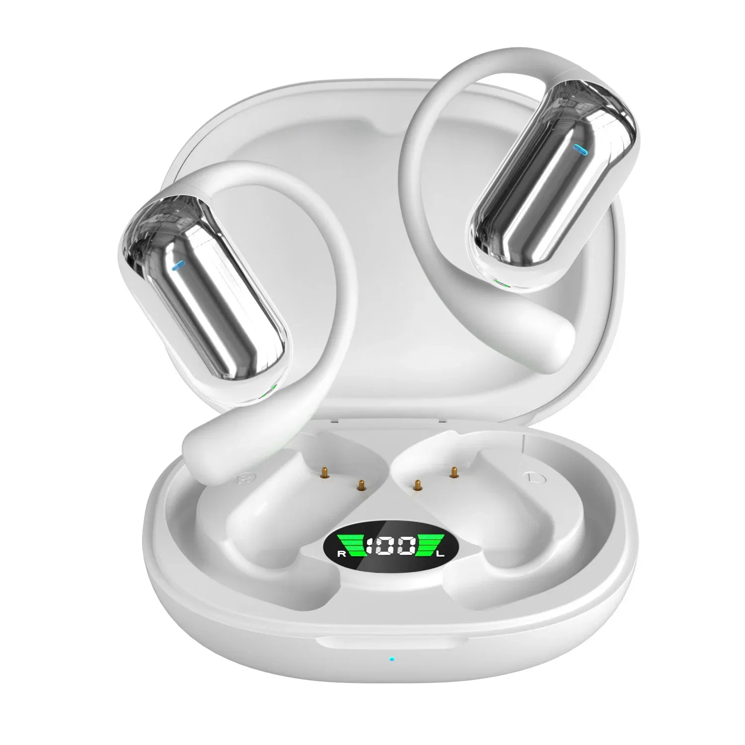 HKM-821459 Wireless Sport Headset with Noise Reduction and LED Display for Active Lifestyles