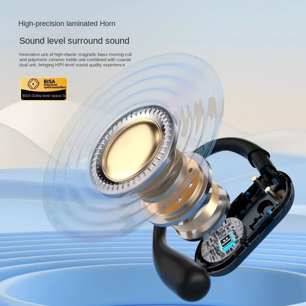 HKM-821459 Wireless Sport Headset with Noise Reduction and LED Display for Active Lifestyles