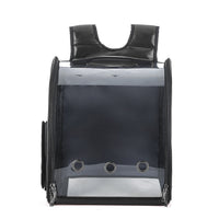 HKM-8216509 Transparent Folding Pet Backpack for Cats and Small Dogs, Food Grade PC Material, Medium Hardness