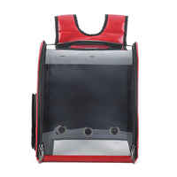 HKM-8216509 Transparent Folding Pet Backpack for Cats and Small Dogs, Food Grade PC Material, Medium Hardness