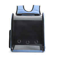 HKM-8216509 Transparent Folding Pet Backpack for Cats and Small Dogs, Food Grade PC Material, Medium Hardness