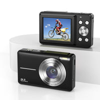 HKM-821651 Entry-Level Digital Camera with Full HD Screen, Manual Operations, and Accessories