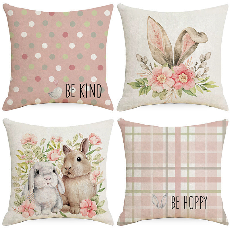 HKM-821843 Short Plush Digital Printed Throw Pillow Cover - Solid Color 45x45cm