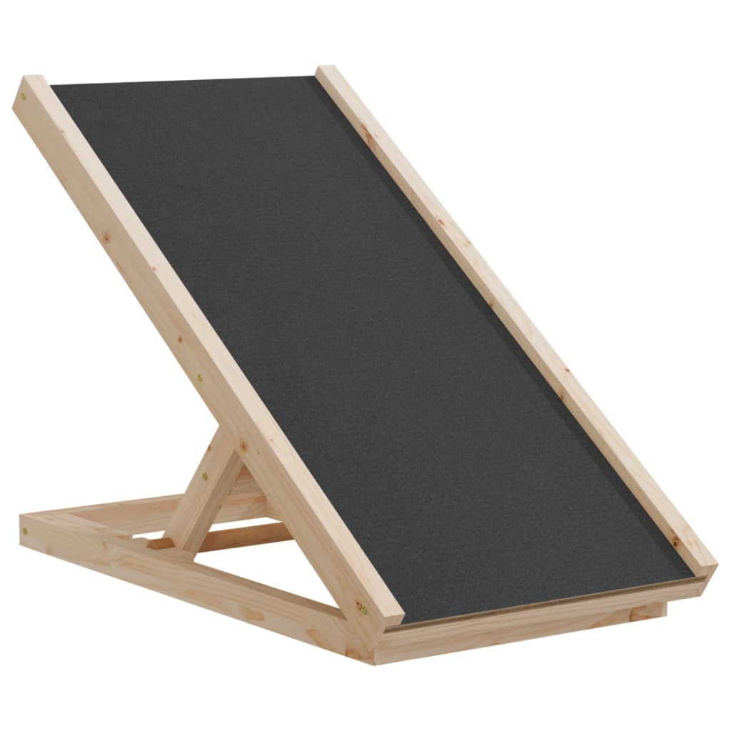 HKM-8219325 Adjustable Solid Wood Dog Ramp for Easy Access to Beds and Sofas