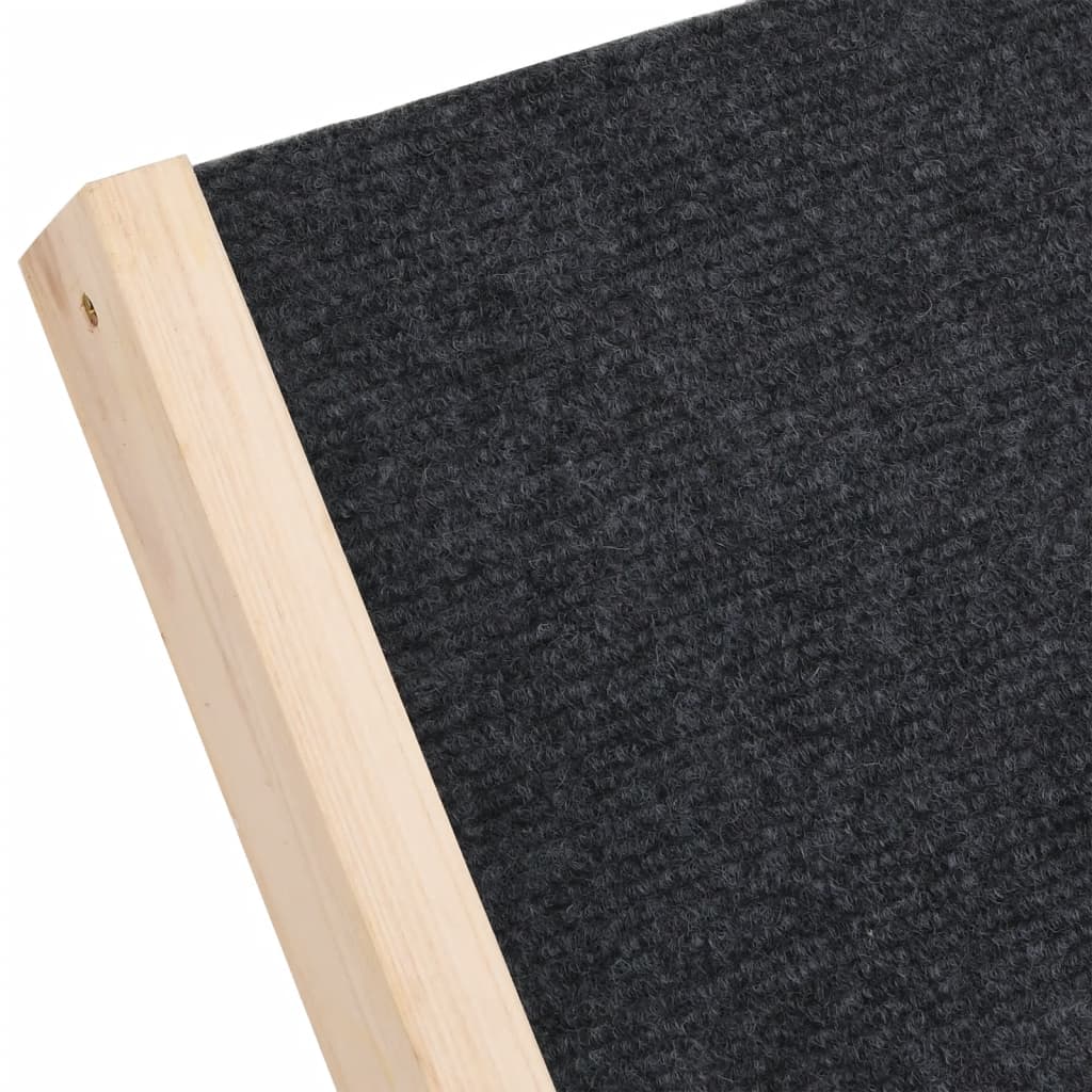 HKM-8219325 Adjustable Solid Wood Dog Ramp for Easy Access to Beds and Sofas