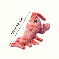 HKM-8221501 Interactive USB Charging Cat & Dog Plush Toy - Catnip Lobster with Touch Sensor