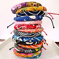 HKM-8222013 Handmade Japanese Style Cotton Pet Collar for Cats and Dogs - Multiple Sizes Available