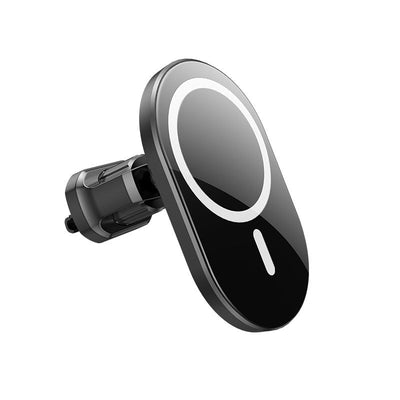 HKM-822355 15W Magnetic Wireless Charging Base Stand for Mobile Phones - Black or White