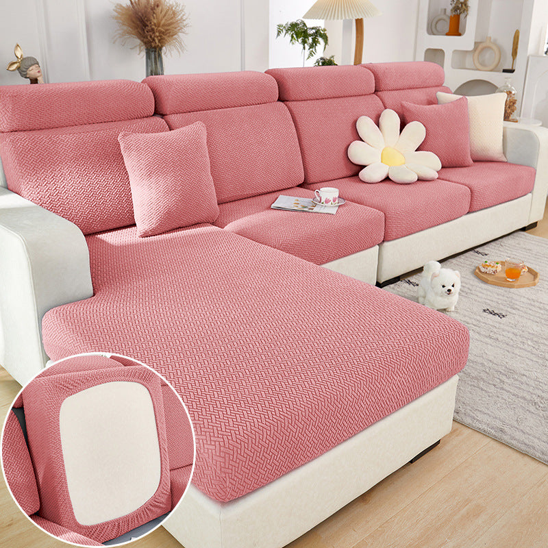 HKM-822355 Four Seasons Universal Elastic Sofa and Cushion Cover in Solid Colors