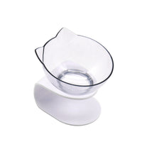 HKM-8223805 Cervical Support Feeding Basin for Cats and Kittens - Single, Double, or Triple Bowl Options