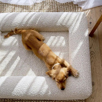 HKM-8224061 Beige Rectangular Bed Sofa Nest for Dogs - Various Sizes Available