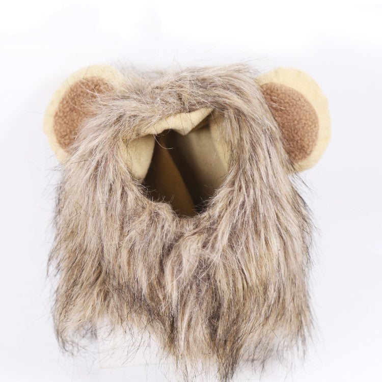 HKM-8224829 Adorable Pet Lion and Cartoon Hats for Every Season - Brown, Purple, and More