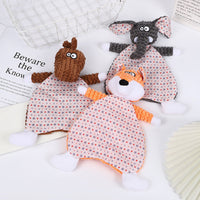 HKM-822483 Bite-Resistant Velvet Fox and Elephant Stuffed Toy for Cats and Dogs – Ideal for Relieving Boredom