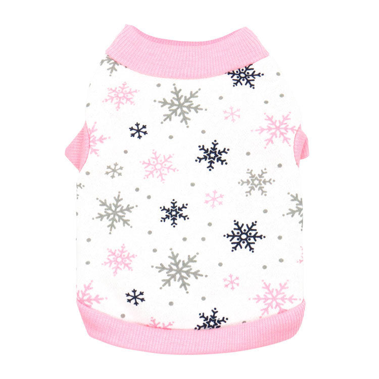 HKM-822483 Festive Fleece Vest for Dogs and Cats - Casual Holiday Apparel