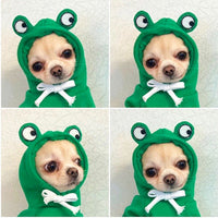 HKM-8225085 Cozy Cream Fleece Dog Hoodie for Autumn and Winter - Two-Legged Design