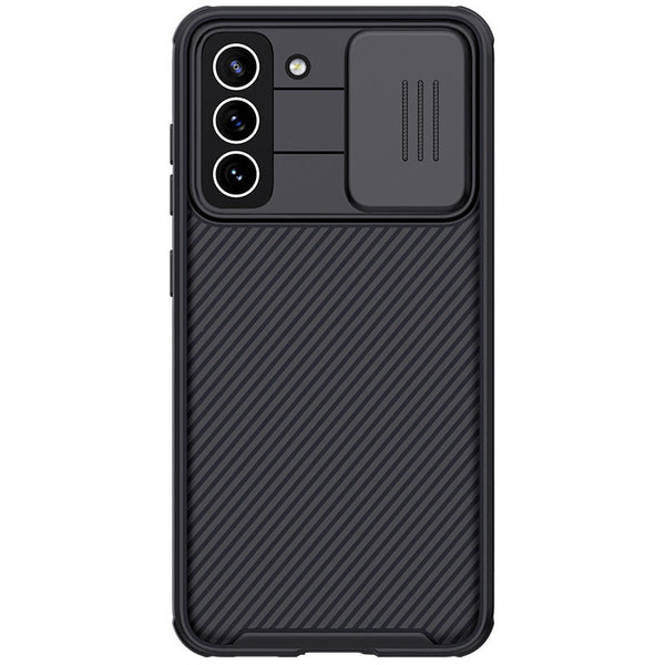 HKM-822547 Samsung S21 FE 2021 Anti-Peeping Black Mirror Pro Lens Slide Protection Cover